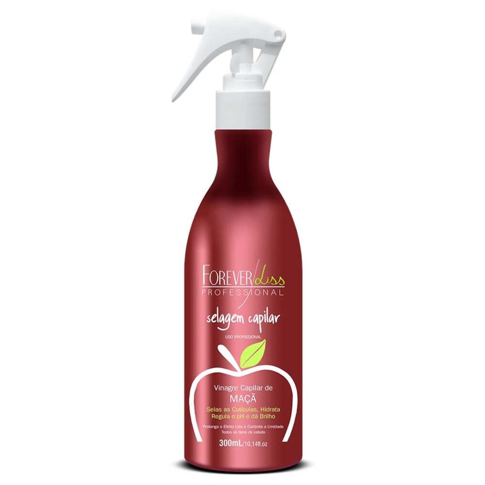 Forever Liss Vinagre de Maçã Apple Vinegar Hair Sealer Prolongs Straightening effect 300ml/10.14 fl.oz