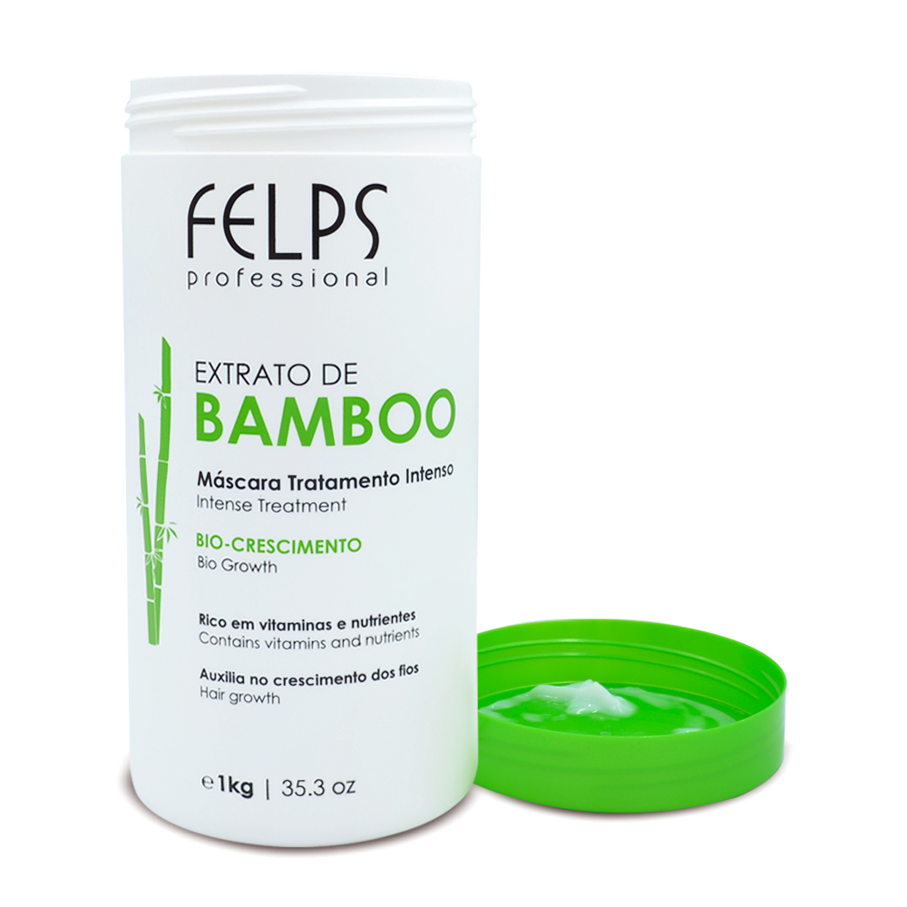 Felps Mask Bamboo Extract Intense Treatment Hair Growth Boncy and Shine Hair  Care 1Kg/ oz - Brazil Keratin CH