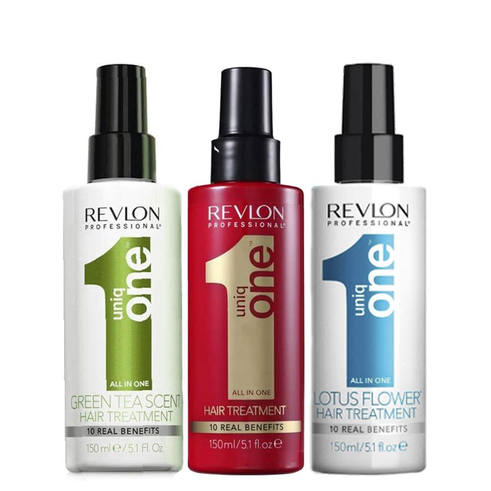 Ham selv etikette afgår Kit Revlon Hair Treatment Uniq One Spray Mask 10 Real Benefits Hair Care  3x150ml/3x5.1fl.oz - Brazil Keratin CH