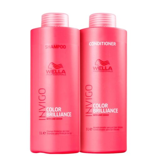 Bygge videre på Til sandheden Fordøjelsesorgan Kit Wella Invigo Color Brilliance Shampoo Conditioner Profissional  Treatment 2x1L/2x33.8fl.oz - Brazil Keratin CH