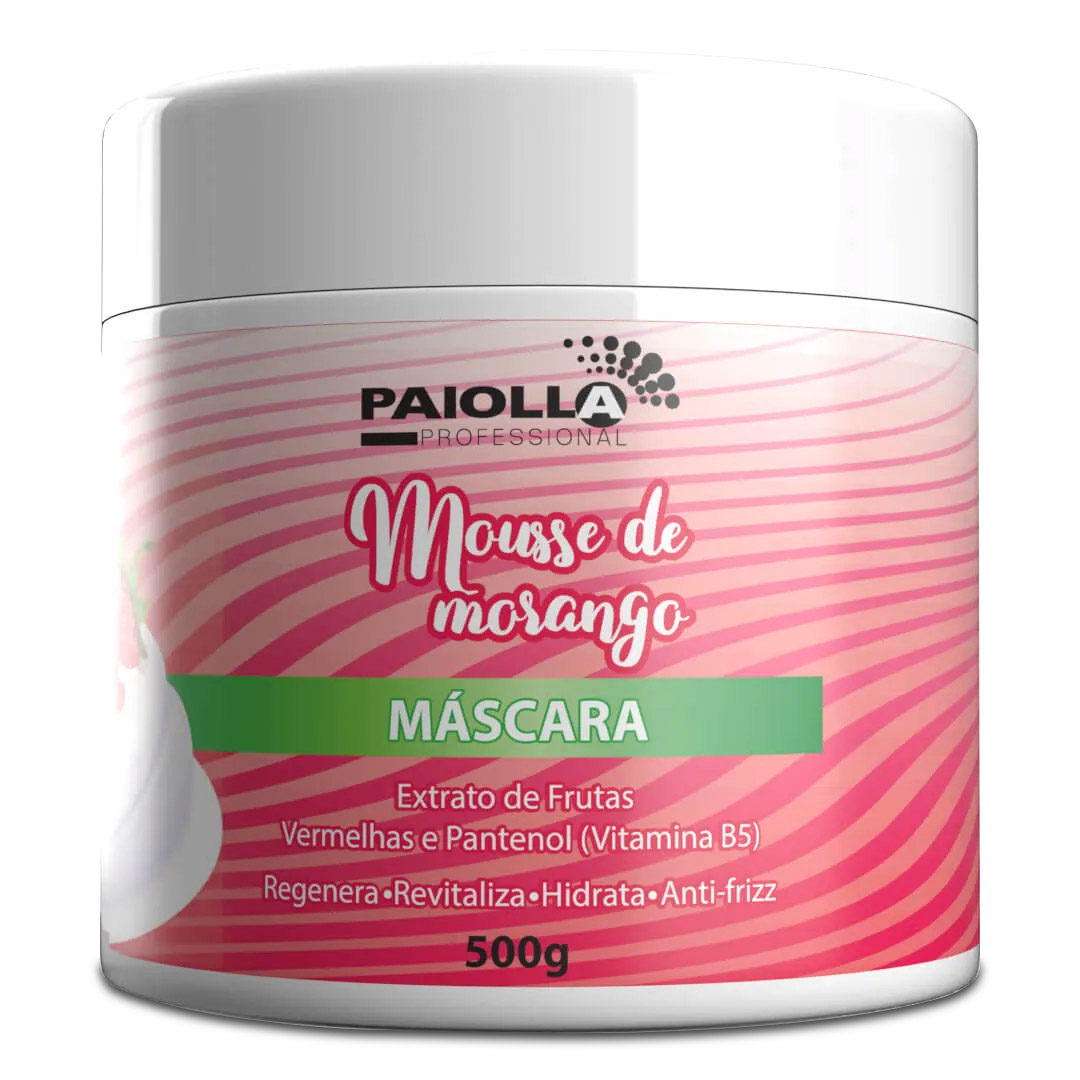 Paiolla Fruit Extract Strawberry Mousse Mask 500g/17.63 oz