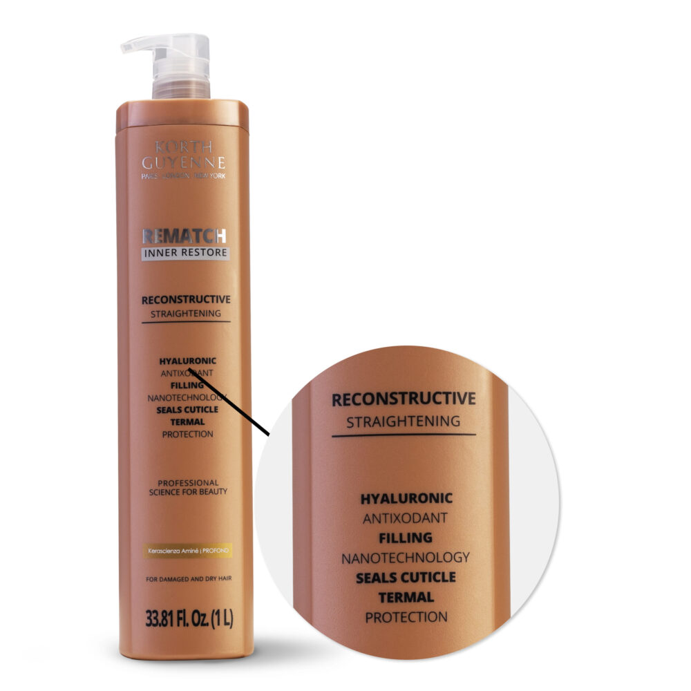 Kit Korth Guyenne Rematch Inner Restore Shampoo and Straightening System Professional 2x1L/2x33.8 fl.oz - Image 5