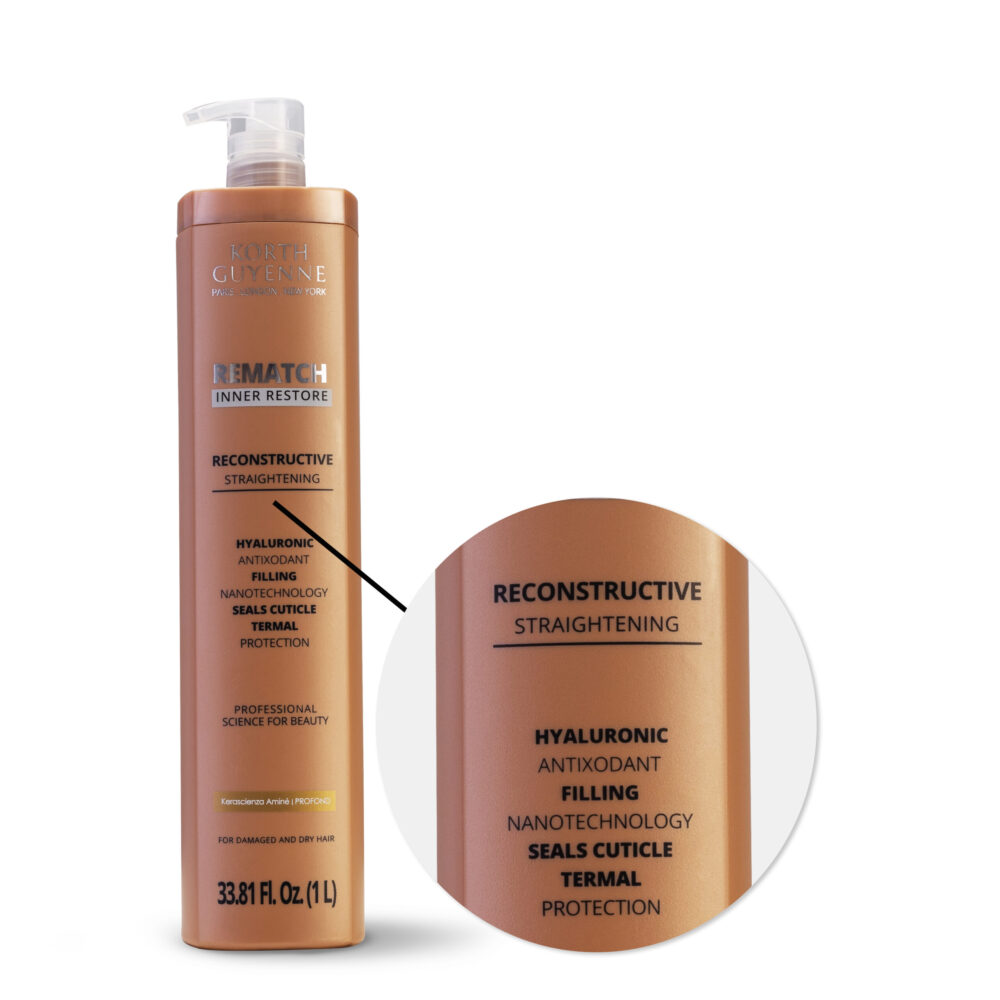 Kit Korth Guyenne Rematch Shampoo Reconstructor Mask Complete Treatment 3 Products - Image 5