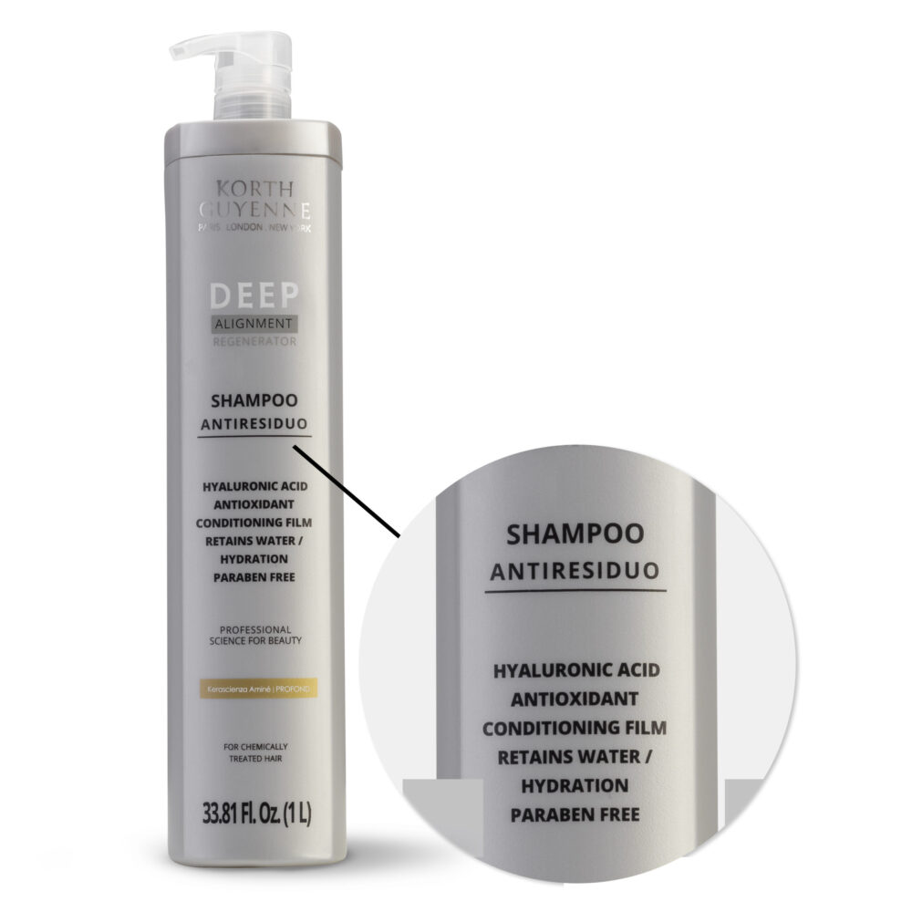 Kit Korth Guyenne Deep Anti-Residue Shampoo and Korth Guyenne Deep Hair Treatment 2x1L/2x33.8 fl.oz - Image 4