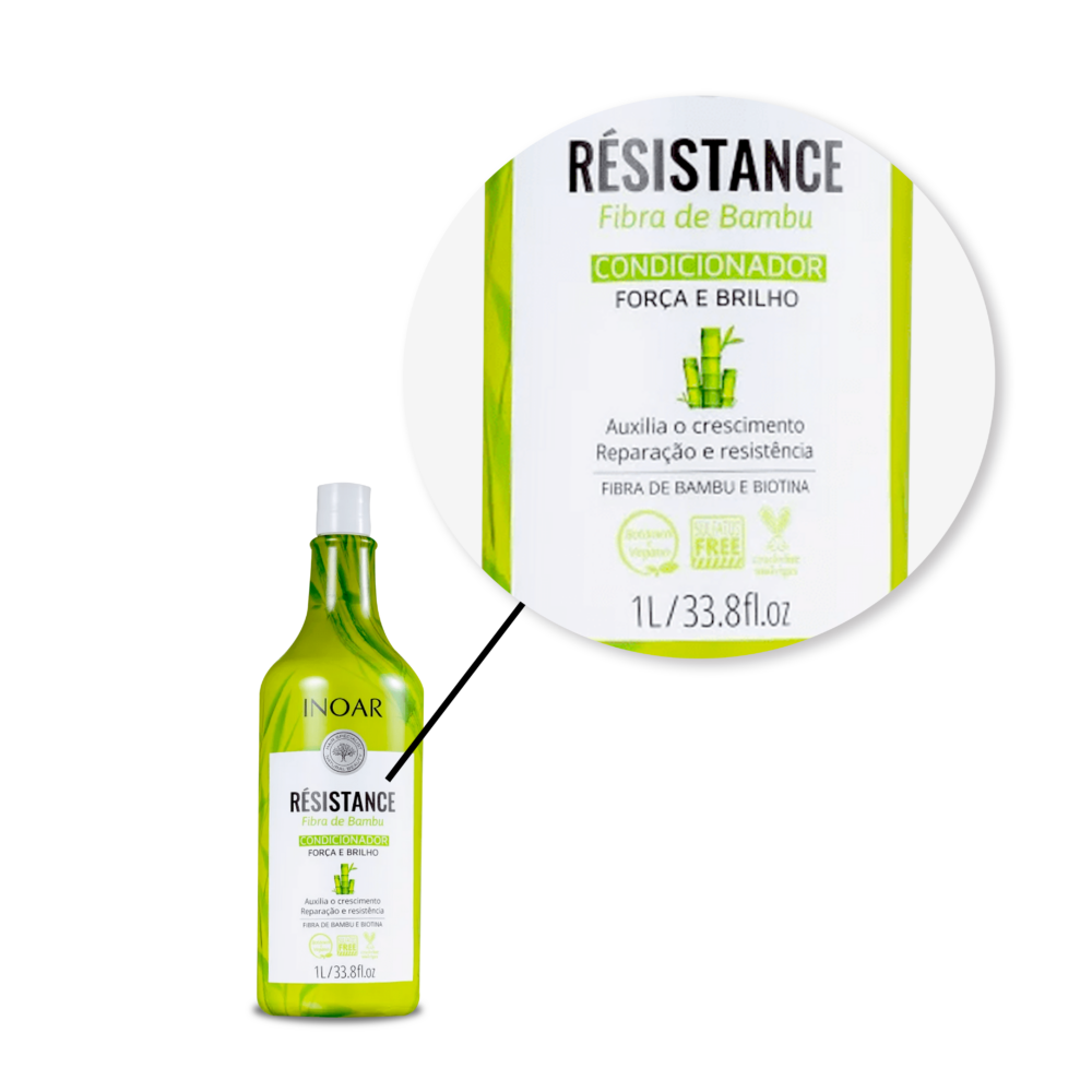Inoar Résistance Bamboo Fiber Salon Duo Kit 2x1000ml/2x33.81 fl.oz - Image 3