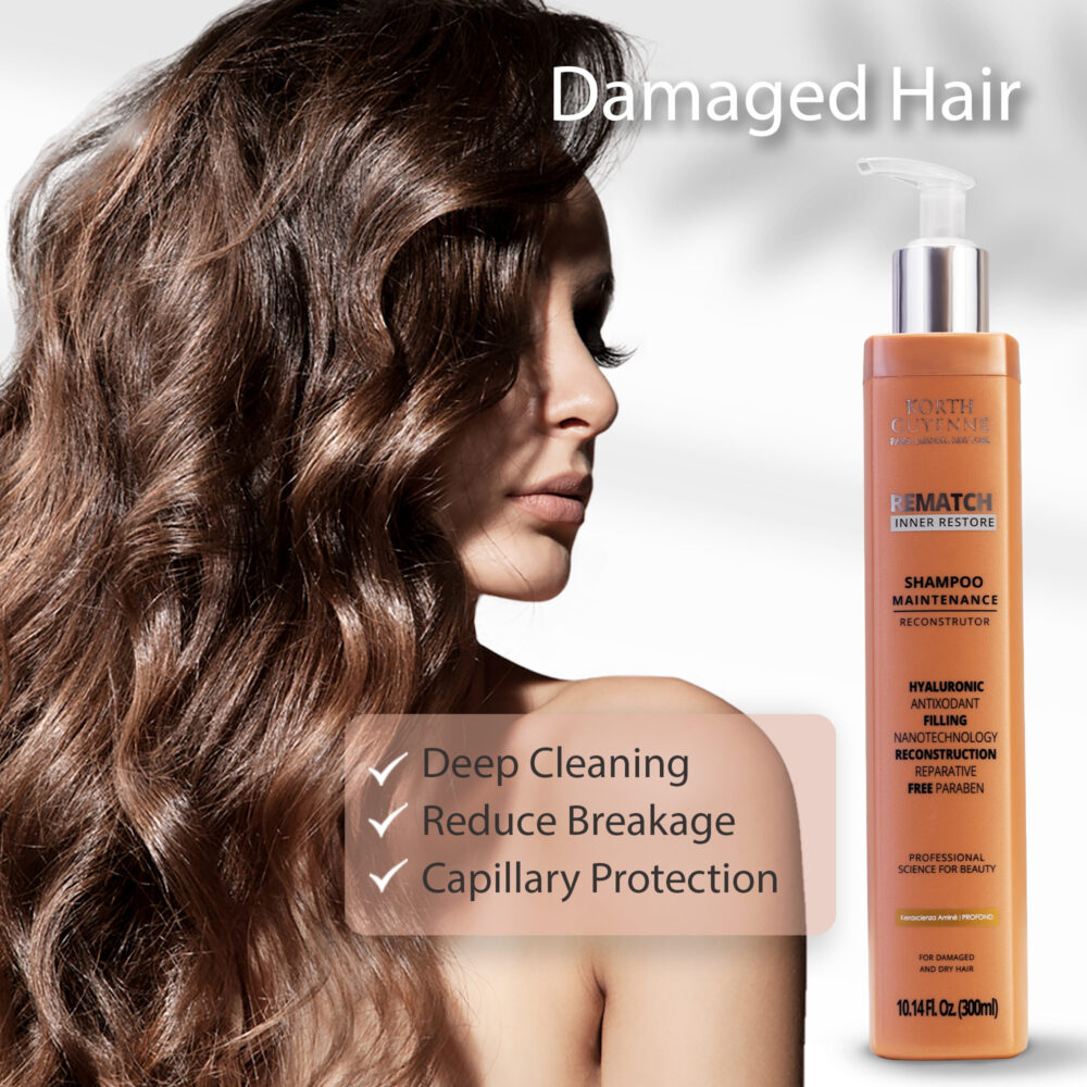 Korth Guyenne Rematch Home Care Shampoo, Heat Protector, Mask and Oil 4 products - Image 3