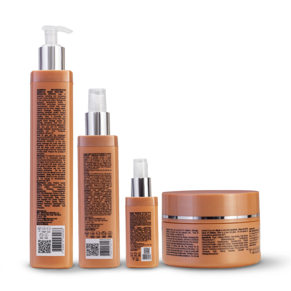 Korth Guyenne Rematch Home Care Shampoo, Heat Protector, Mask and Oil 4 products - Image 2