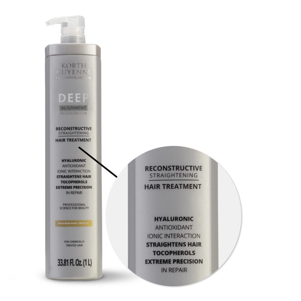 Kit Korth Guyenne Deep Alignment Shampoo Recosntrutor Mask Hair Treatment 3 Products - Image 5