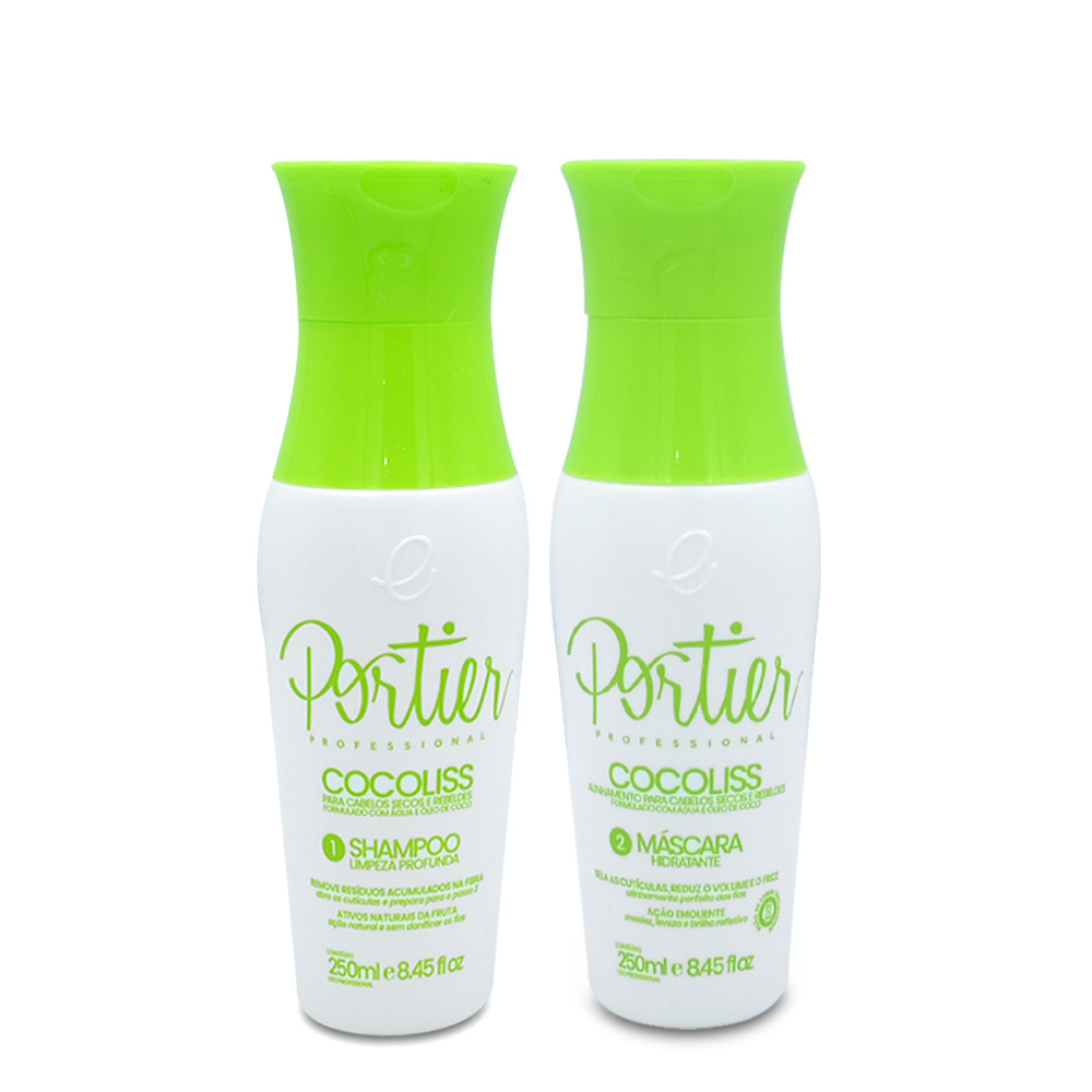 Portier Progressive CocoLiss Hair Realignment Moisturizing Perfect Hair Alignment 2x250ml/2×8.45fl.oz