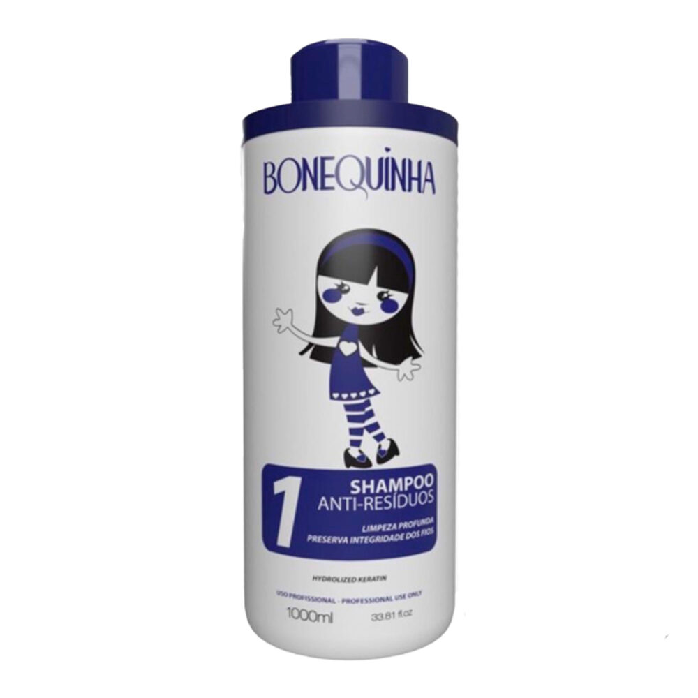 Bonequinha Shampoo Anti-Residue Deep Cleasing  Hair Care 1L/33.8 fl.oz