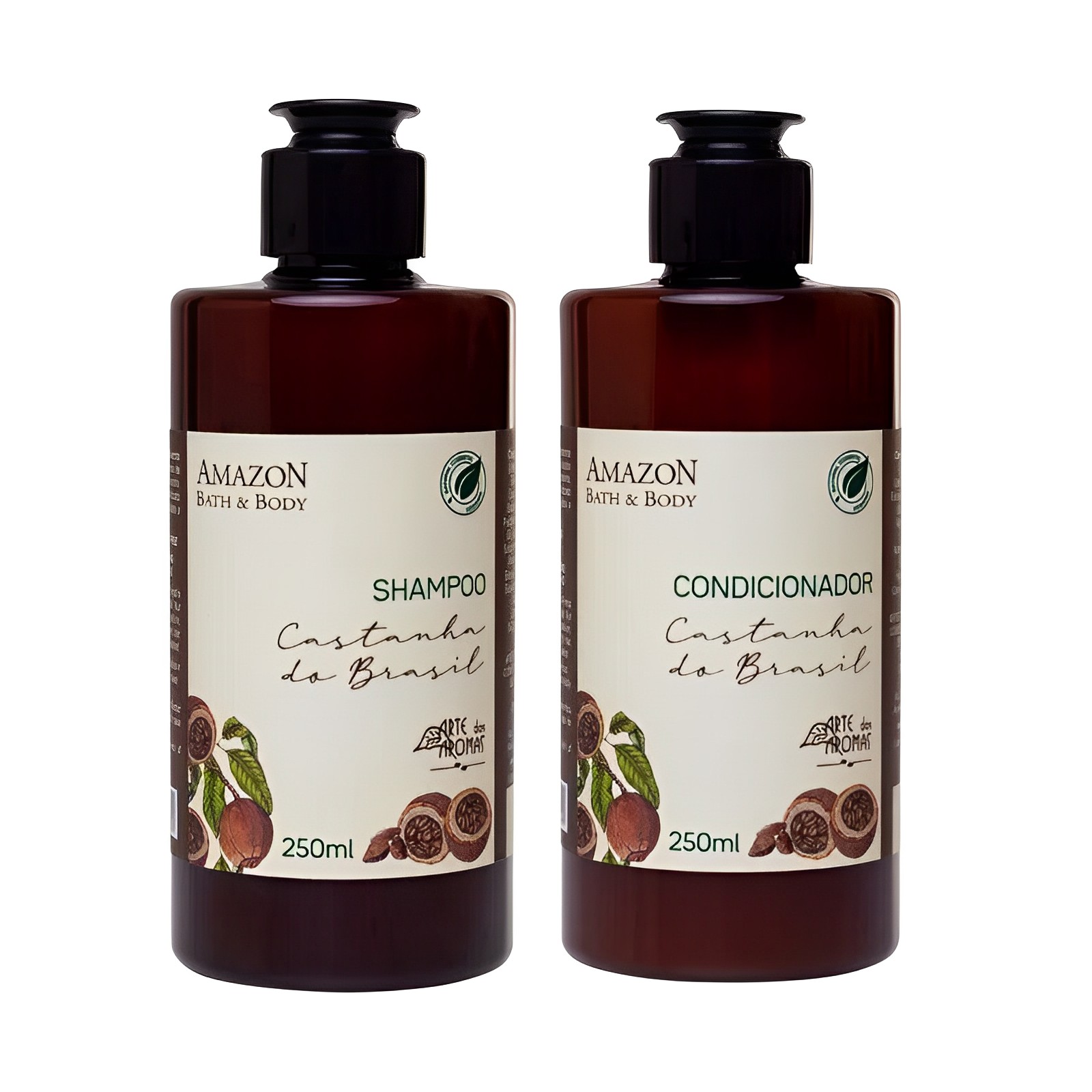 Amazon Bath & Body Kit Castanha do Brasil Shampoo and Conditioner – Arte dos Aromas 2x250ml/2×8.45 fl.oz