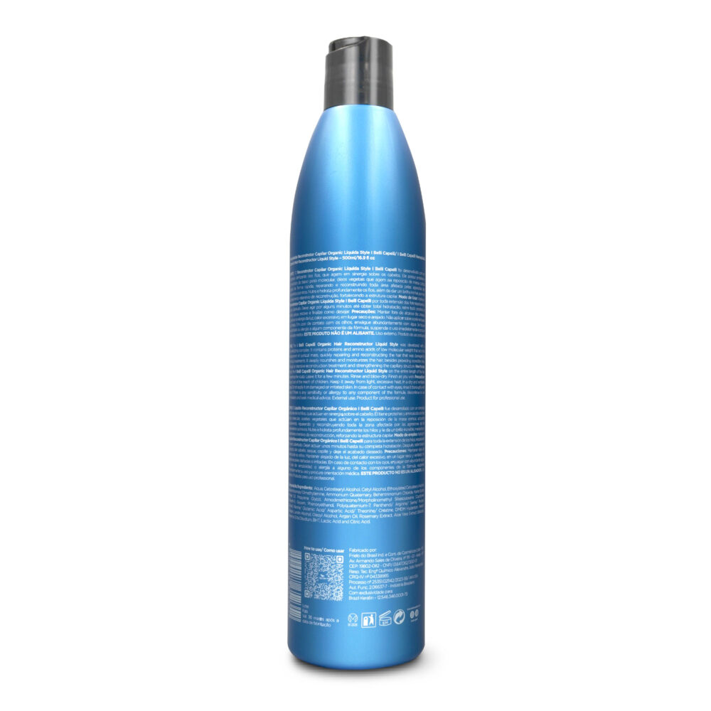 I Belli Capelli Torrano Organic Hair Reconstructor Fluid Style – 500ml/16.9 fl oz - Image 2