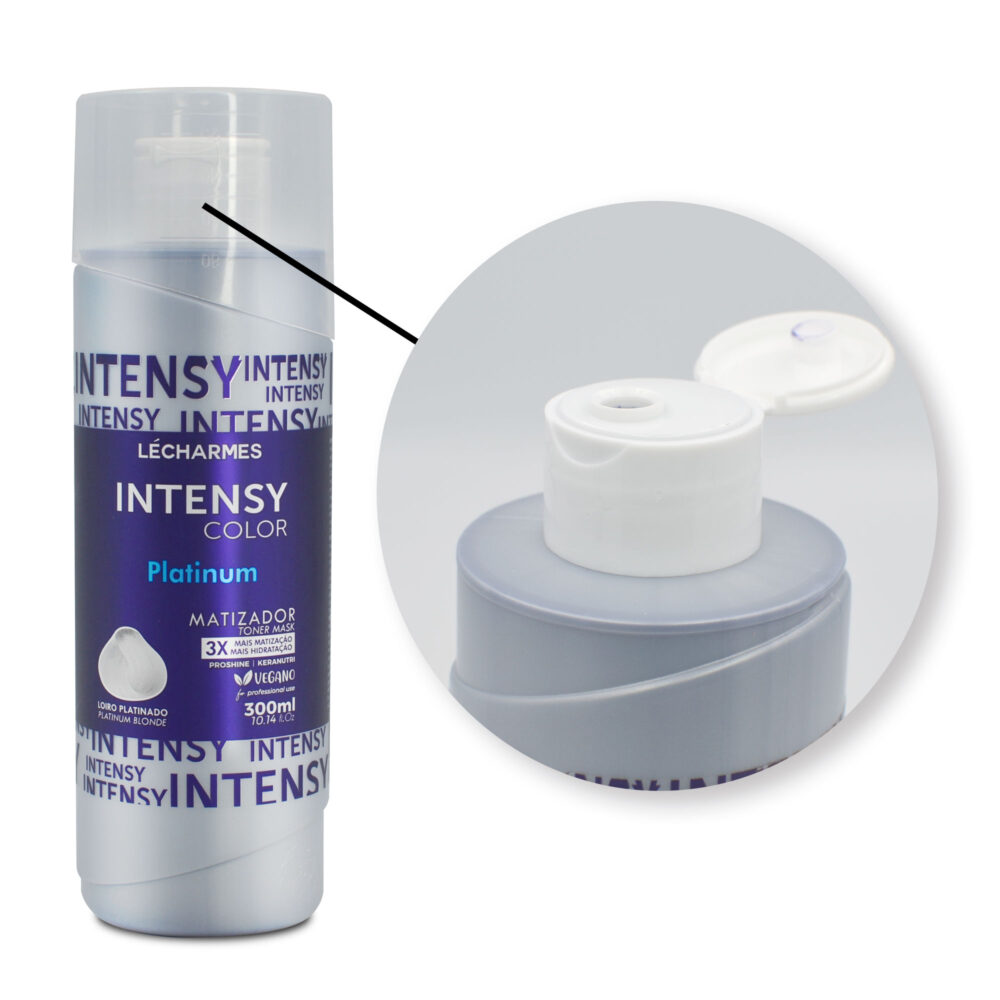 Le Charmes Intensy Color Professional Hue Platinum Vegetable Oils Palatinate Effect Neutralizer 300ml/10.14 fl.oz - Image 4