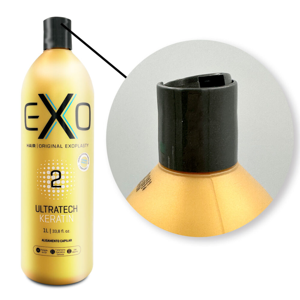EXO Hair Progressive Exoplasty Straightening Shampoo Keratin Alisamento Capilar Hair Care 2x1L/2x33.8fl.oz - Image 4
