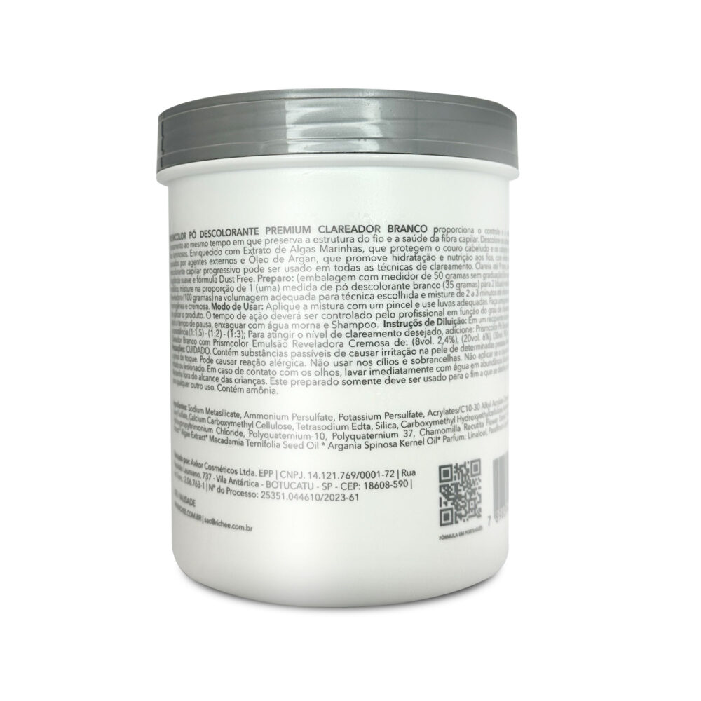 Richée Prismcolor Premium White Lightening Powder with Fast Plex - Lightens up to 9 shades 300g/10.58oz - Image 3