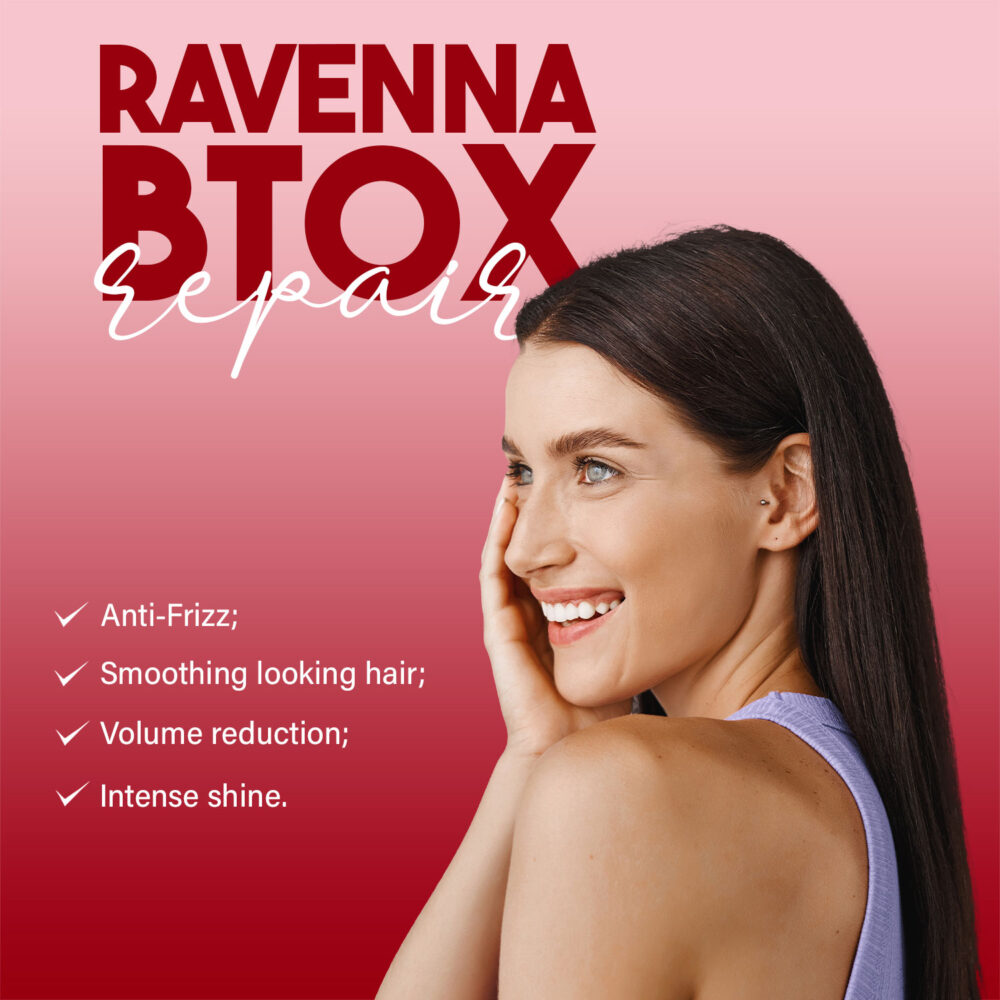 I Belli Capelli Ravenna B-tox Repair Mask Hair Rejuvenation Anti-frizz 2x1kg/2x35.02 oz - Image 8
