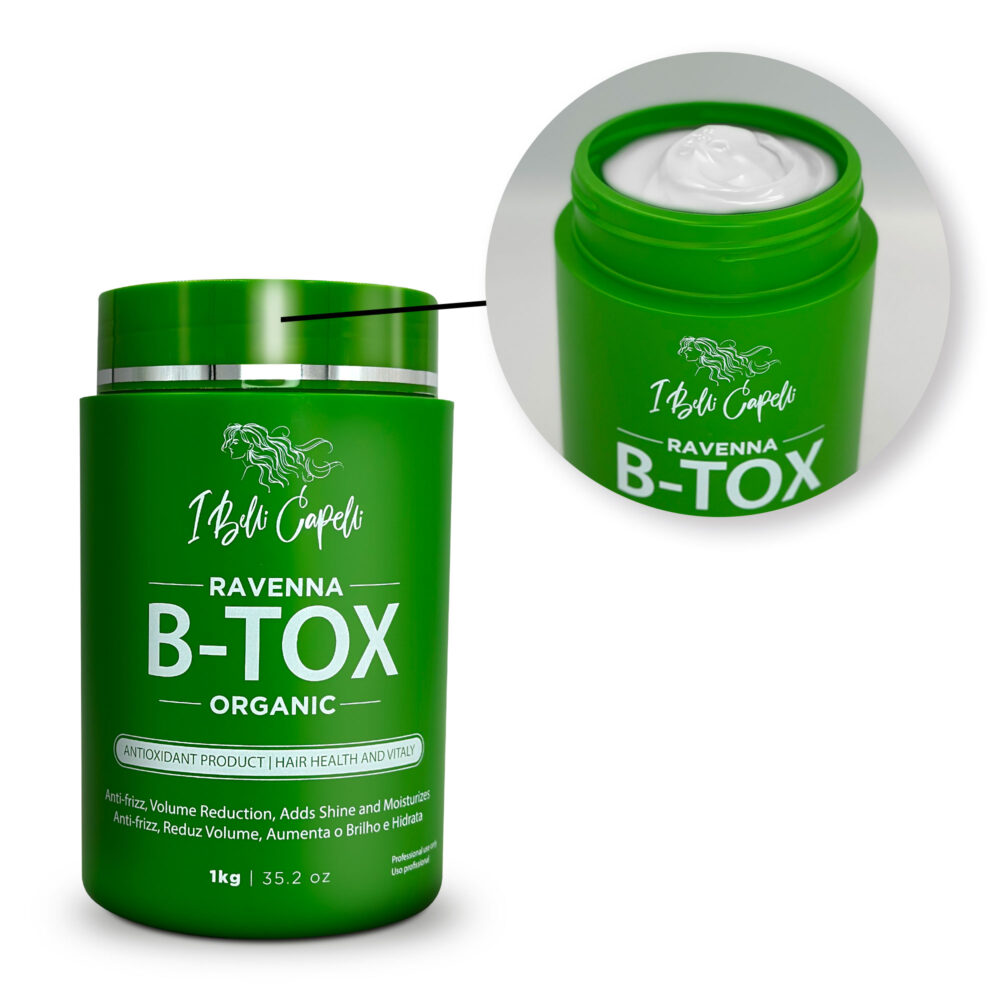 I Belli Capelli Ravenna B-tox Organic Mask Hair Rejuvenation Anti-frizz 1kg/35.02 oz - Image 3
