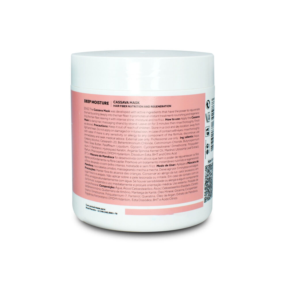 Kit I Belli Capelli Ravenna B-tox Organic and Venice Cassava Mask Hydration Mandioca - Image 5