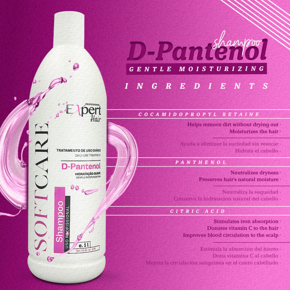 Expert Hair Shampoo Soft Care 1L/33.81fl.oz - Image 4