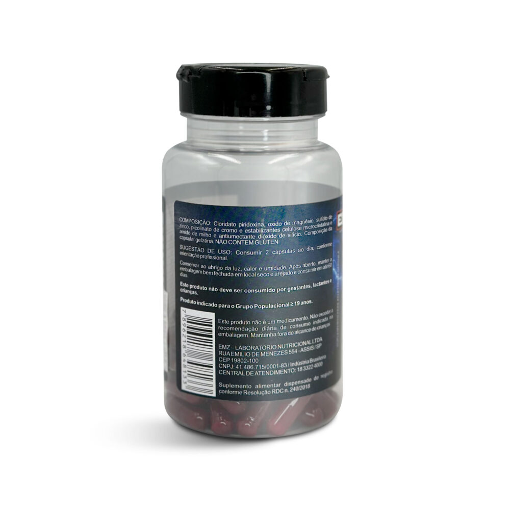 Zeus Sport Nutrition Food Supplement ZMA 60 Capsules - Image 2