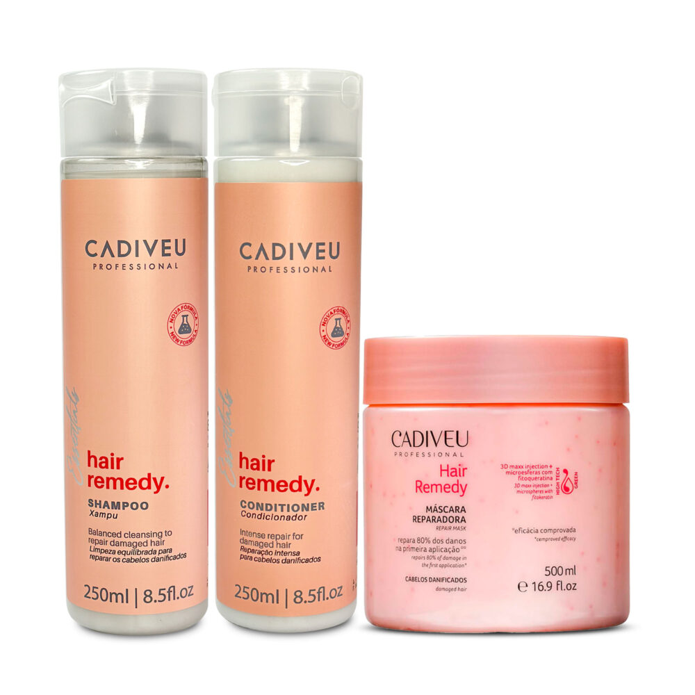 Cadiveu Hair Remedy Kit Duo Manutenção + Máscara 500ml