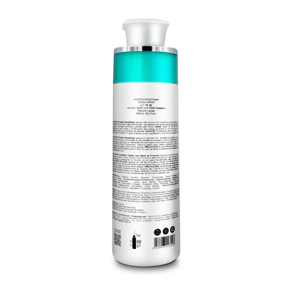 Let Me Be Progressive Protein Smoothing Hair Straightening Formol Free 500ml/16.9fl.oz - Image 2