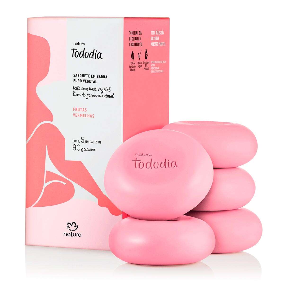 Tododia Pure Vegetable Red Fruit Bar Soap