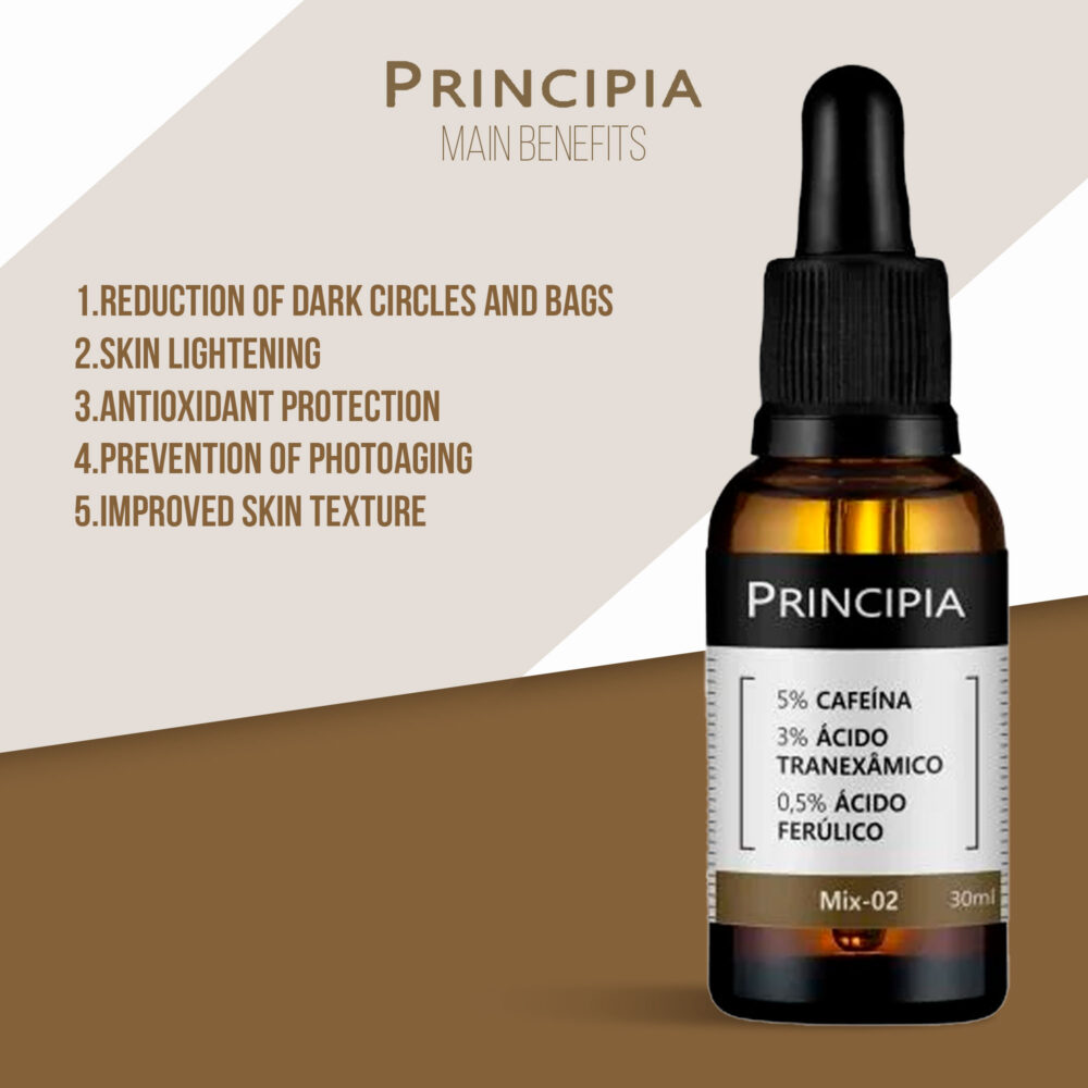 Principia Mix-02 5% Caffeine + 3% Tranexamic + Ferulic 30ml/1.01fl.oz - Image 4