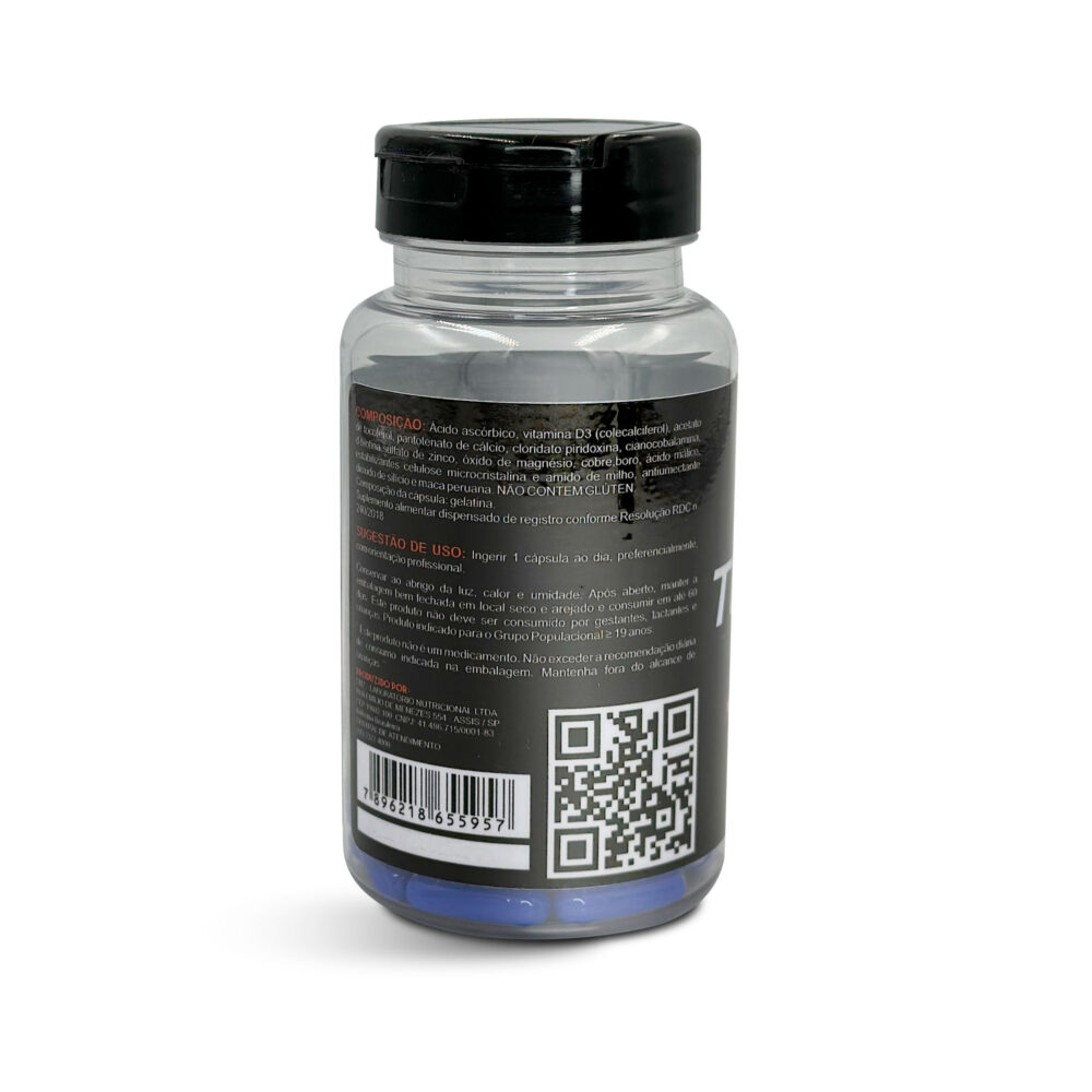 Zeus Sport Nutrition Food Supplement Testo Thunder 30 Capsules - Image 2