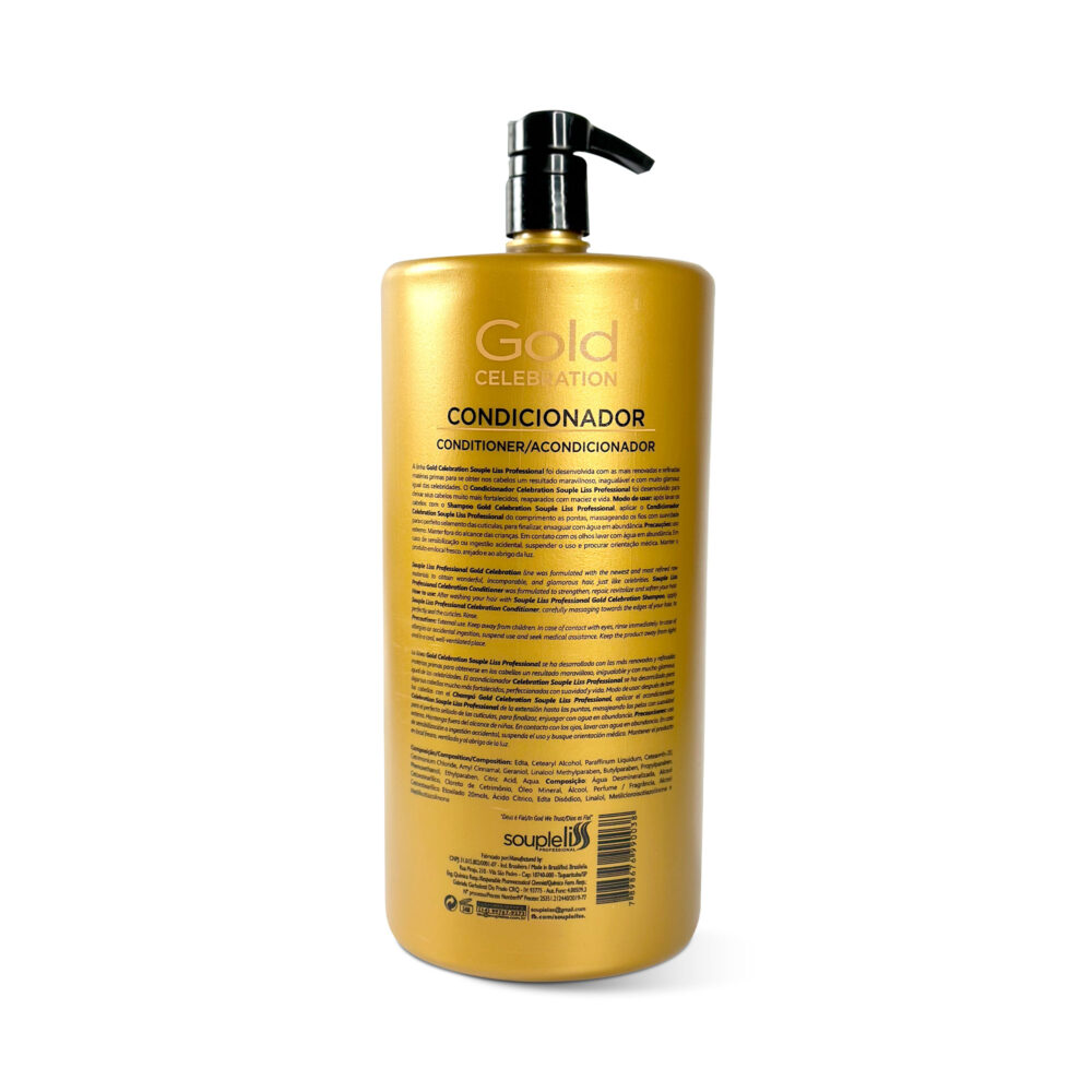 Soupleliss Professional Condicionador Gold Celebration 2,5L/84.53fl.oz - Image 2
