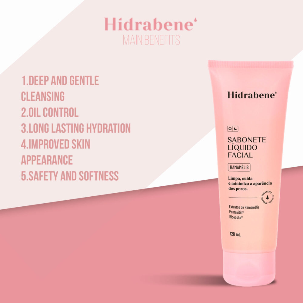 Hidrabene Witch Hazel Oil-Reducing Facial Soap 120ml/4.05fl.oz - Image 2
