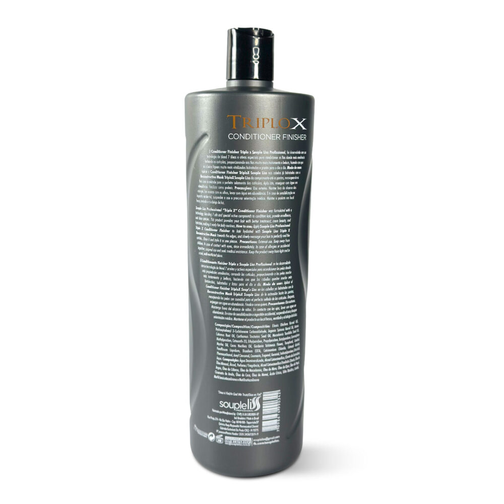 Soupleliss Conditioner Finisher Triplox Closes Cuticles Step 3 - 1L/33.81fl.oz - Image 2