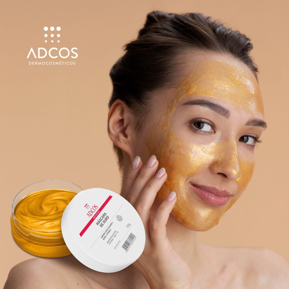 Adcos Gold Anti-Aging Mask Skin Care Collagen Production Stimulation Intensive Nutrition 150g/5.07 oz - Image 4