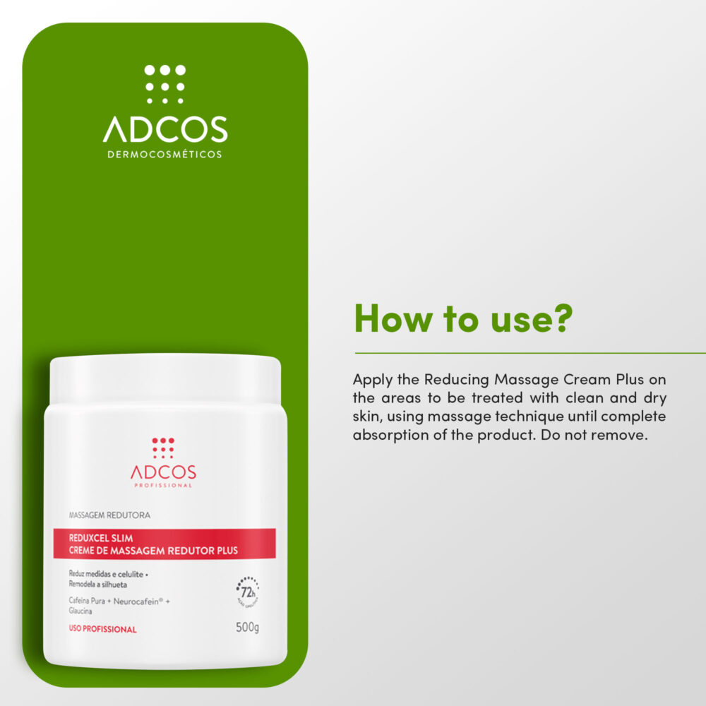 Adcos Reduxcel Slimming Massage Cream 500g/17.63 oz - Image 2