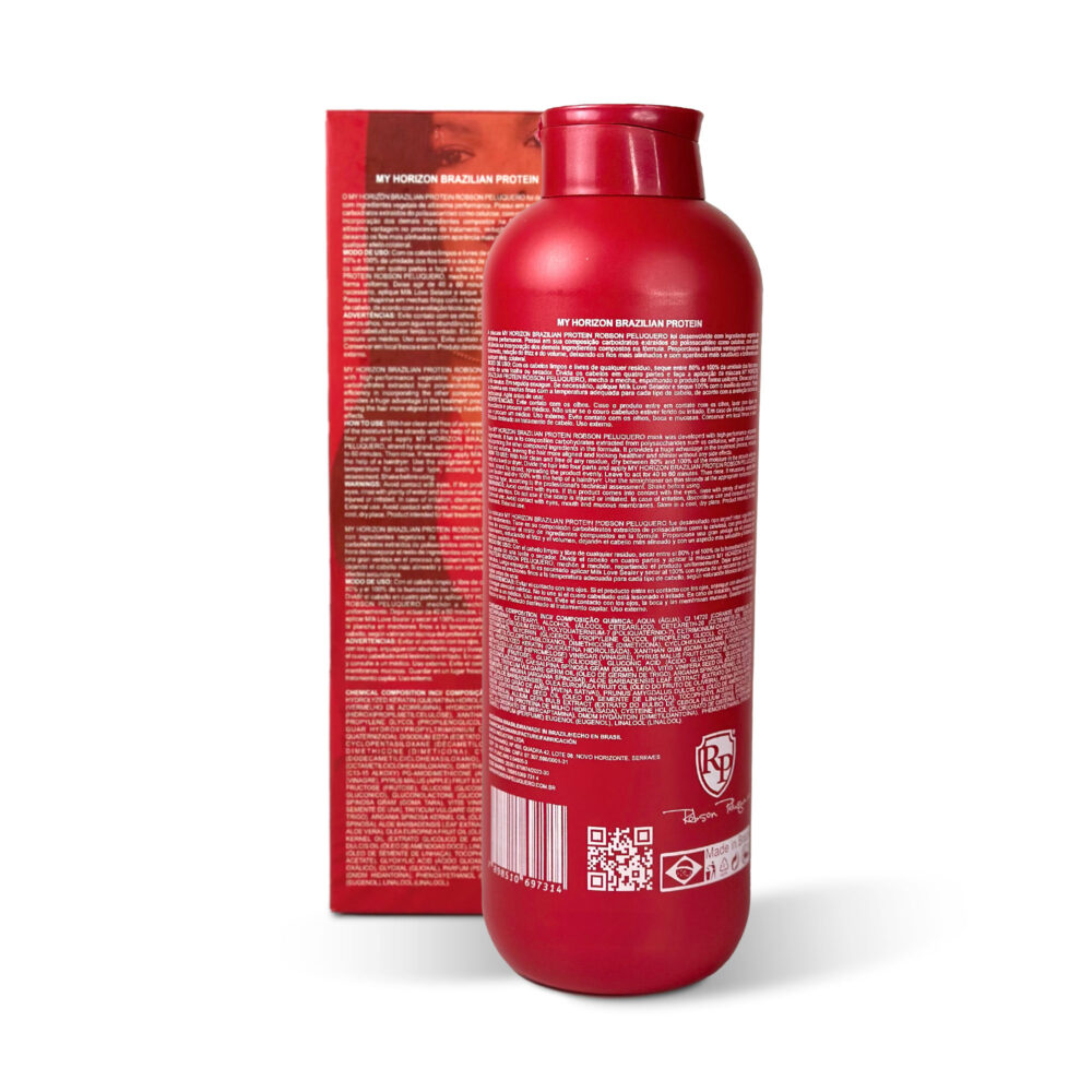 Robson Peluquero My Horizon Brazilian Protein - Educated and Disciplined Hair 1L/33.8 fl.oz - Image 2