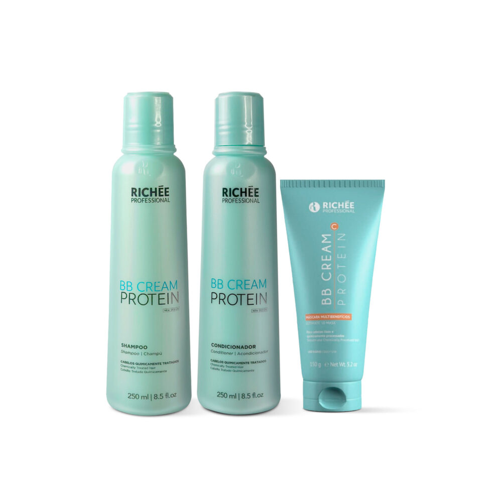 Kit Richée Shampoo Conditioner Mask BB Cream Home Care