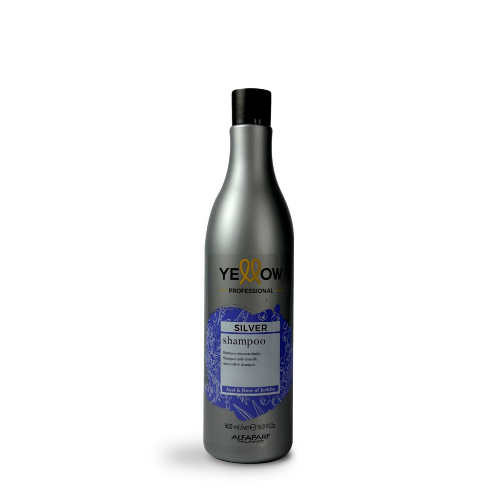 Alfaparf Shampoo Yellow Silver Açaí Rose of Jericho For Cool Blonds Hair Care 500ml/16.9fl.oz