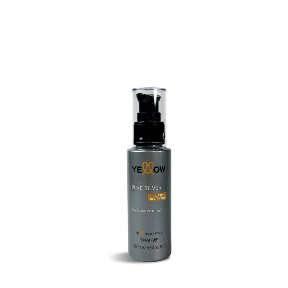 Alfaparf Leave-in Pure Silver Yellow Super Neutralizer Açaí Rose of Jericho Hair Care 100ml/3.38fl.oz
