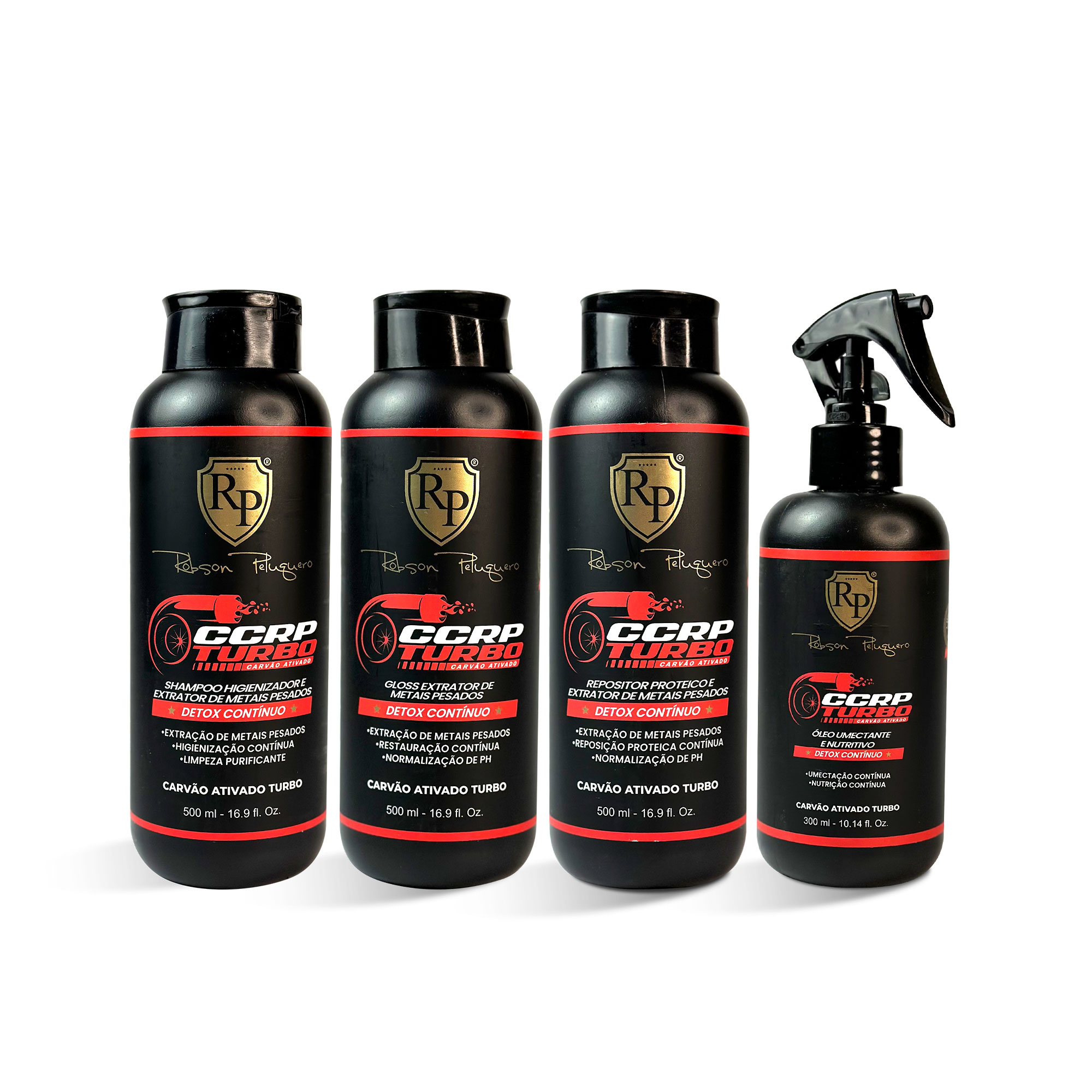 Robson Peluquero CCRP Turbo Kit with Activated Charcoal – Powerful Sanitizing