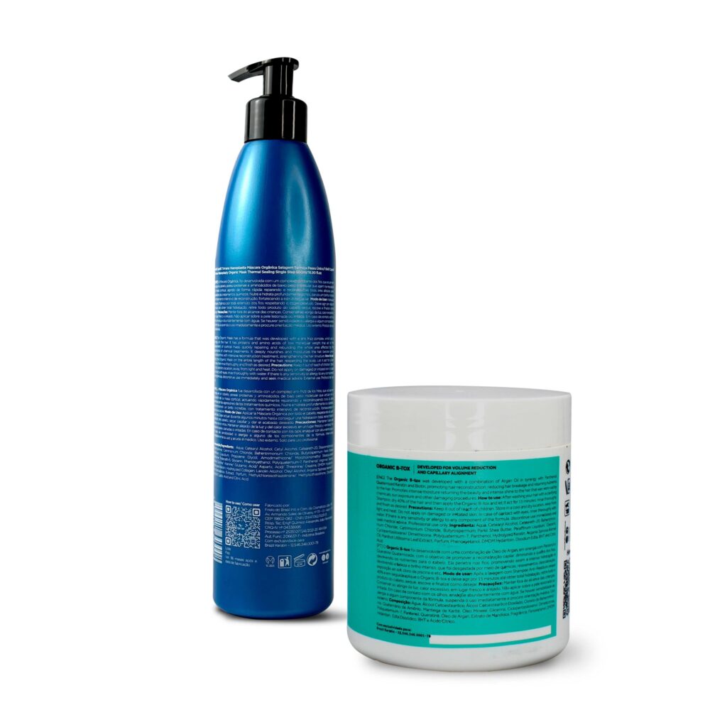 Kit I Belli Capelli Torrano Organic Nanoplasty 500ml/16,90 fl.oz and Venice Organic Treatment B-Tox Repair Mask 500g/17.60 oz - Image 2