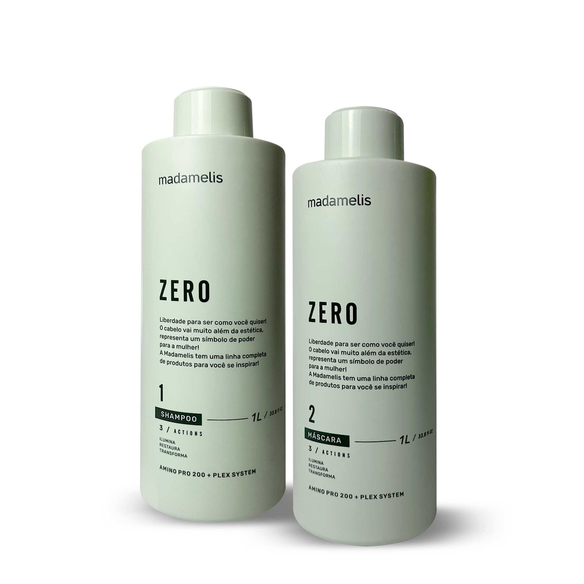 Madamelis Zero Smoothing System without Formaldehyde and without Burning 2x1L/2×33.8 fl.oz