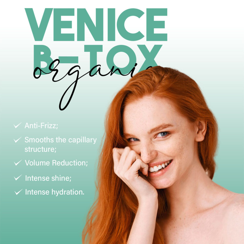 Kit Venice I Belli Capelli Organic B-Tox 500g/17.6 oz and Cassava Mask Mandioca 250g/8.8 oz - Image 6