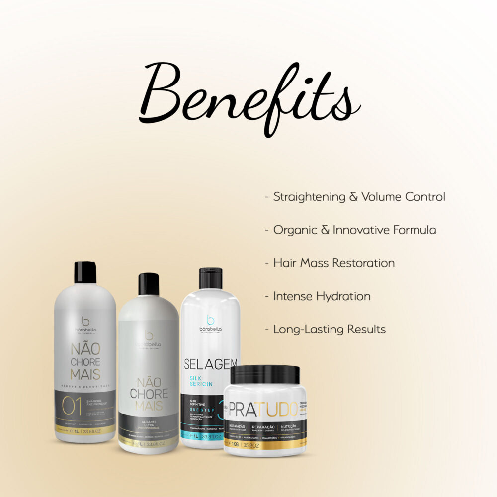 Borabella Smoothing System Não Chore Mais Kit & Mask 1Kg & Organic Seal 3D - Image 2
