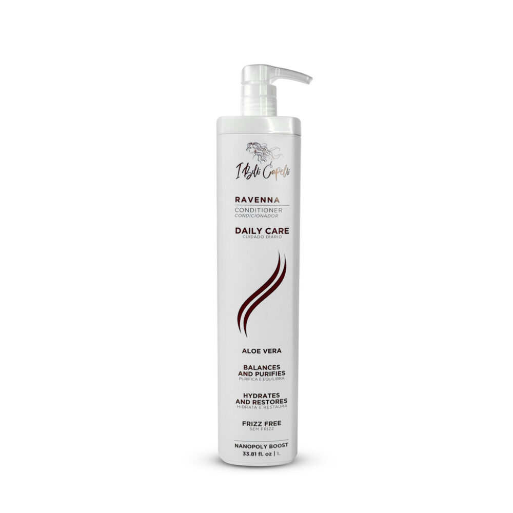 I Belli Capelli Ravenna Daily Care Conditioner with Aloe Vera Deeply Hydrates Without Weighing Down 33.8 fl.oz