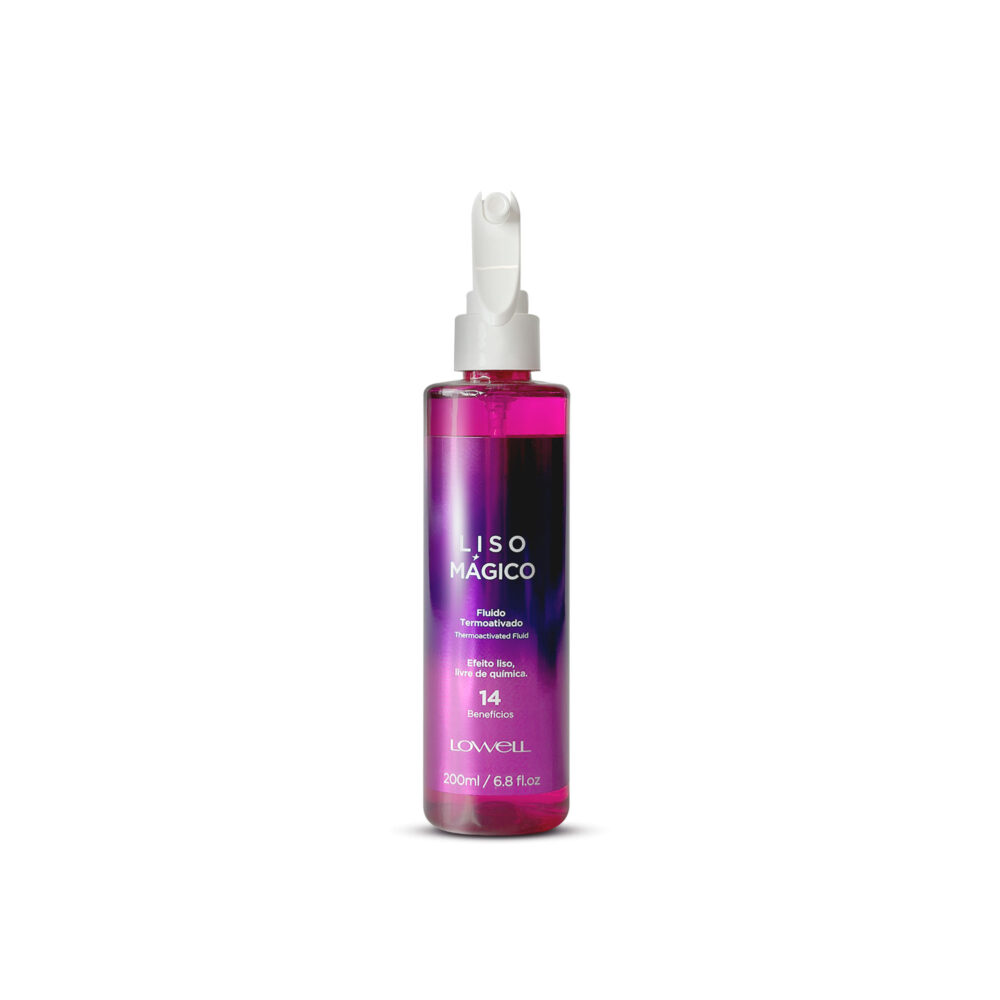 Kit Lowell Liso Mágico Shampoo Conditioner Fluid Keeping Liss Chemical-free Smooth Effect Hair Care - Image 4
