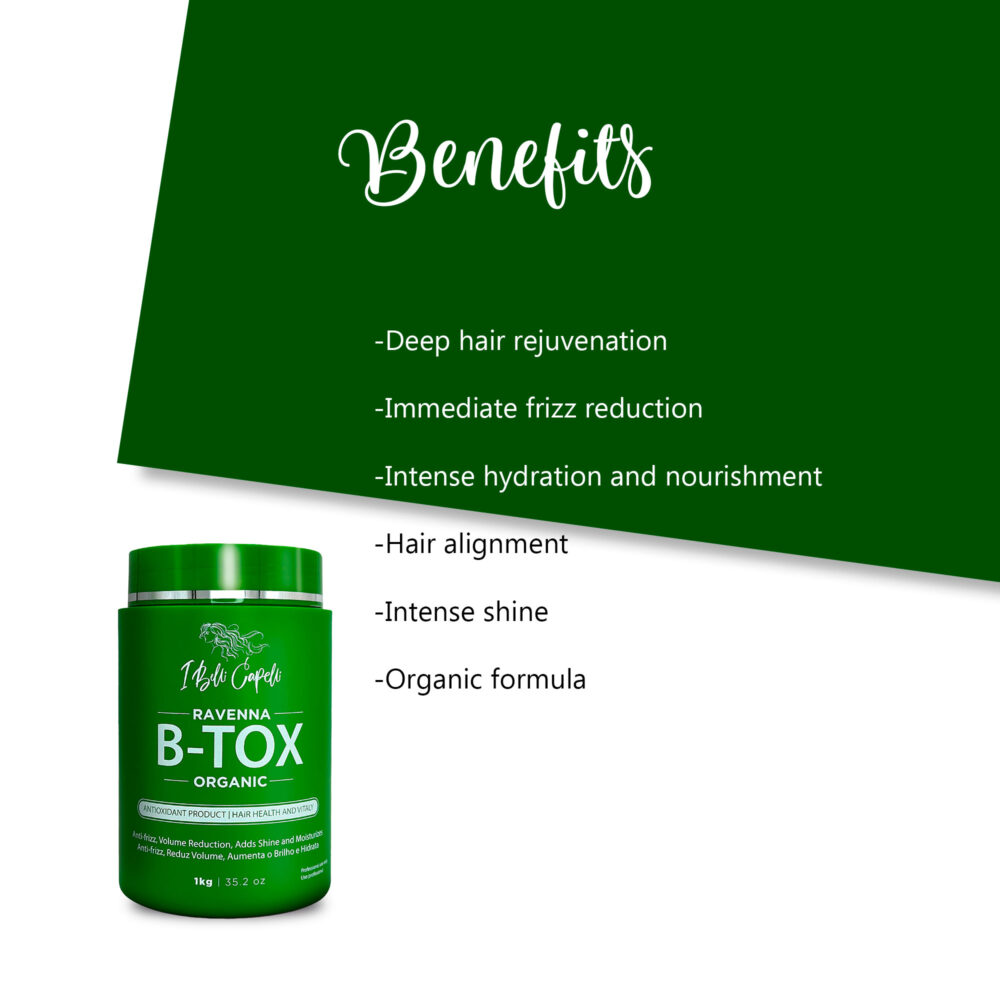 Kit I Belli Capelli Ravenna B-tox Organic Mask + Repair Oil – Natural Treatment for All Hair Types - Image 7
