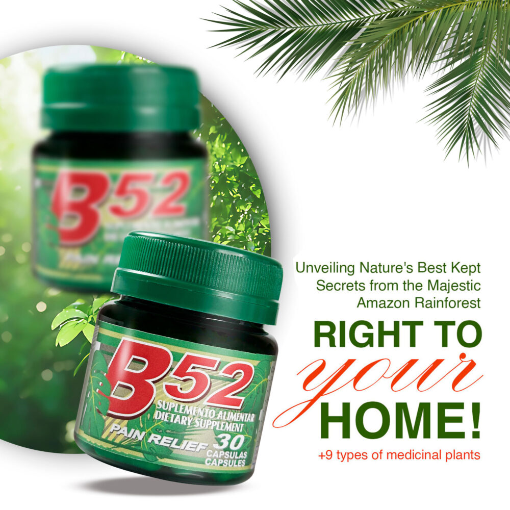Natural Nutritional Supplement B52 30 Capsules - 1 Unit - Image 4