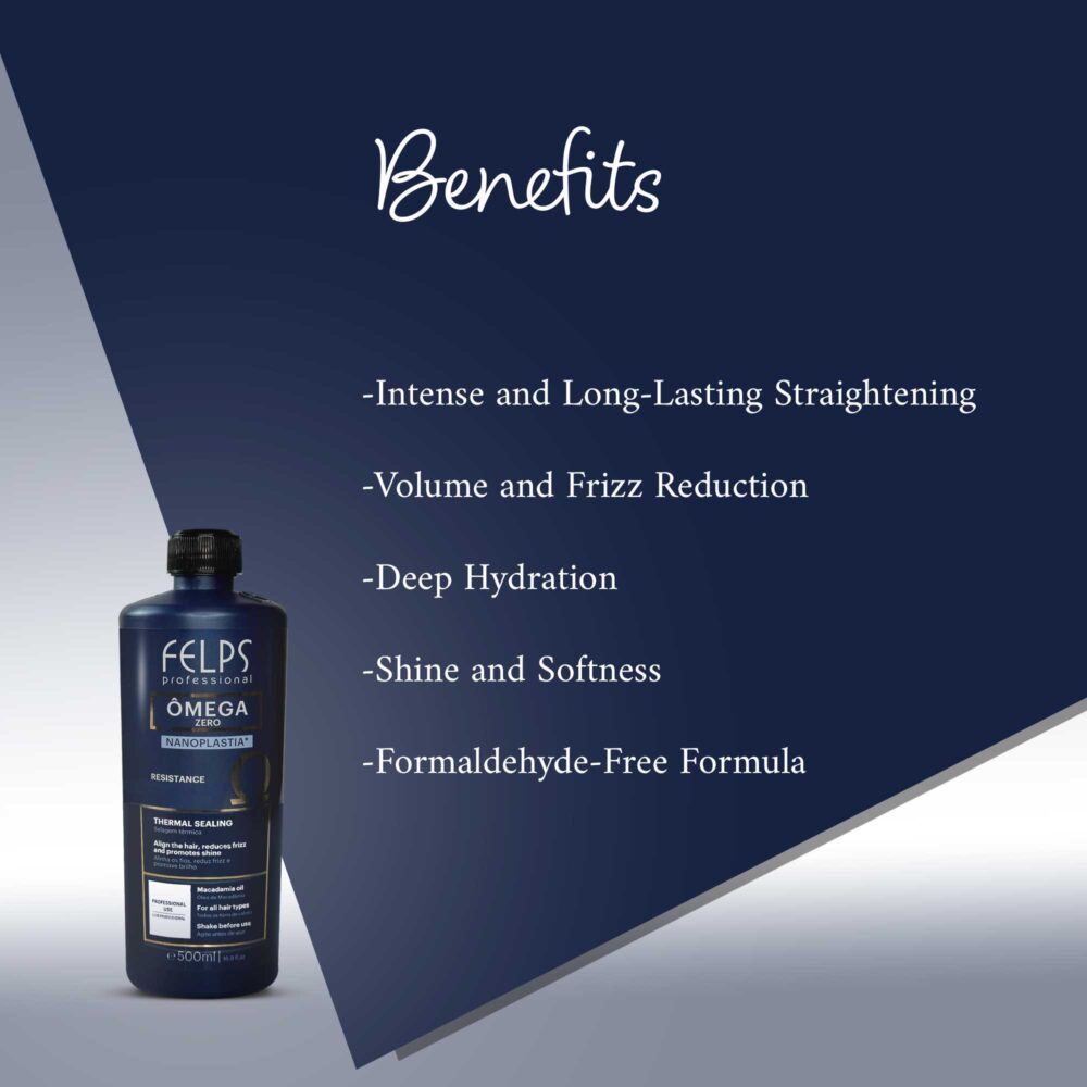 Felps Progressive Omega Zero Unique Nanoplastia Thermal Sealing Resistant Hair 500ml/16.9fl.oz - Image 3
