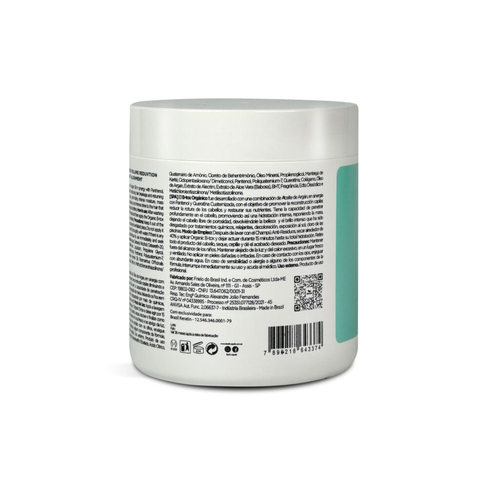 I Belli Capelli Venice Organic B-Tox and Cassava Extract Mask Kit Panthenol Keratin and Argan Oil 2x500g/2x17.6 oz - Image 3