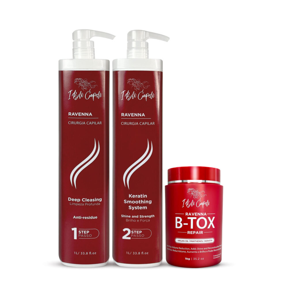 I Belli Capelli Ravenna Intense Hair Surgery Kit + Btox Repair Mask